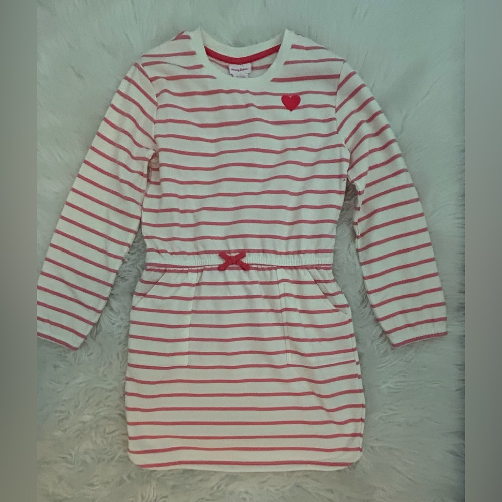 Striped Red and White Kids One Piece